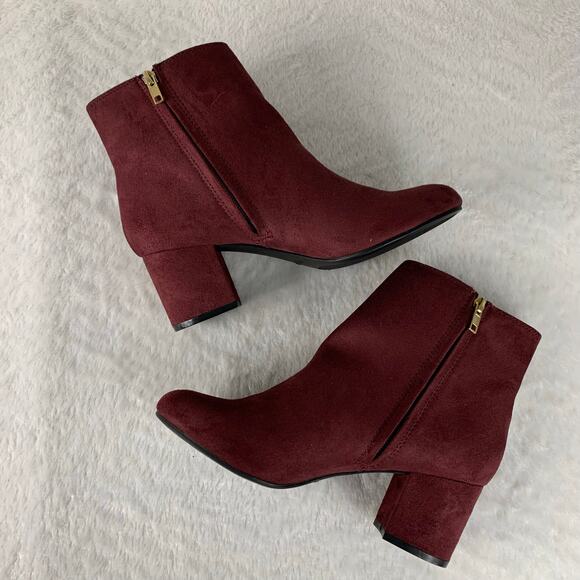 Zigi Soho Nydia Women's Burgundy Boots Size  8 - Picture 5 of 8